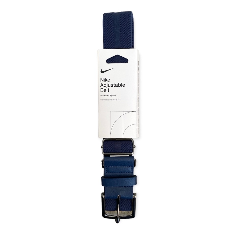 NIKE Adjustable Baseball Belt NEW Navy Blue Unisex Waist 28” to 43” Team Uniform